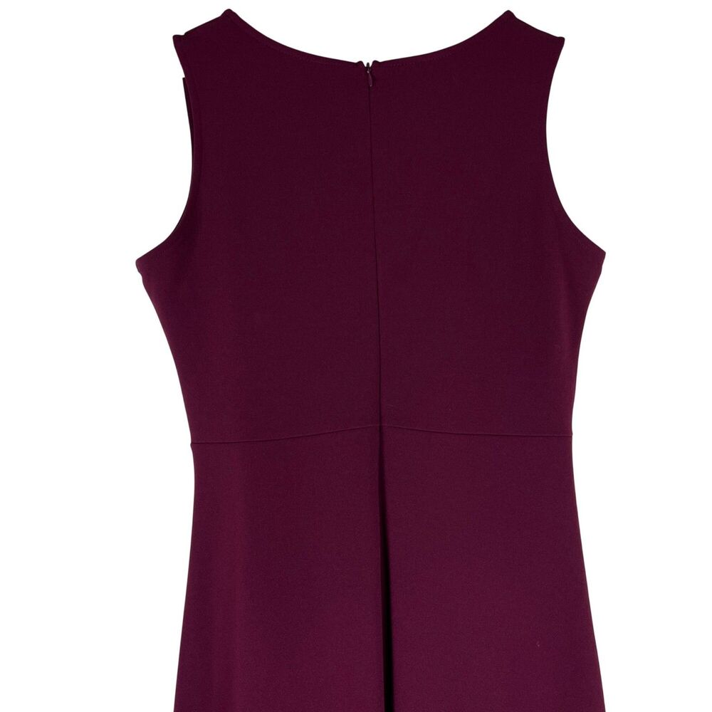 Burgundy Palazzo Jumpsuit Women’s Formal Dress Illusion Wide Leg size L NWT - Picture 4 of 15
